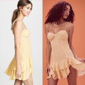 For Love and Lemons Limoncelllo Mini Dress